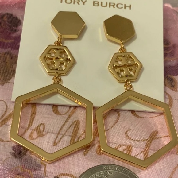 Tory Burch Jewelry - Tory burch geo earrings